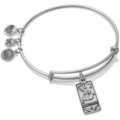 Alex and Ani Path of Symbols Expandable Bangle for Women, One Size, Brass, no gemstone Cover