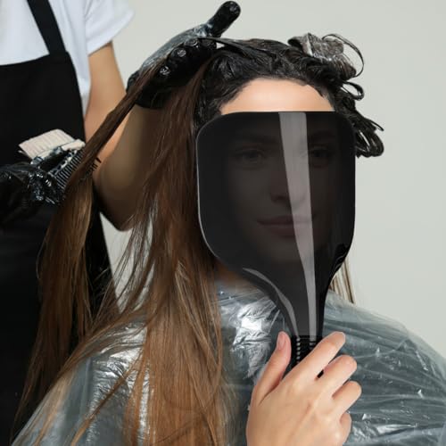 Protector plástico negro para corte y fijación de cabello miniatura 7