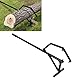 51-Zoll-Holzheber mit Rutschfestem Gummigriff, Verstellbarer Kipphaken, Rutschfester Gummigriff, Holzrollenheber für den Bauernhof