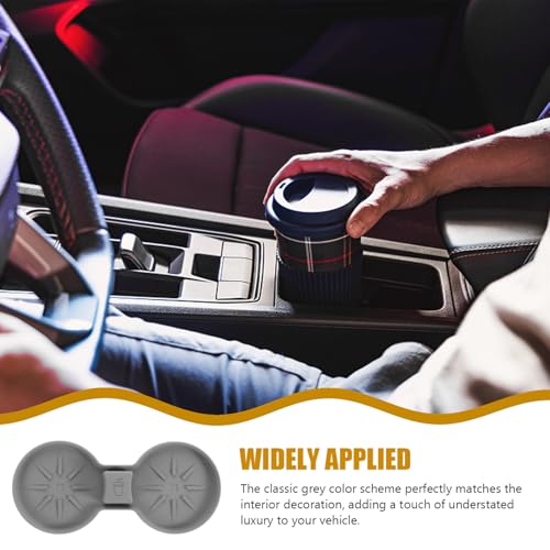 Silicona para portavasos de auto insertable antideslizante miniatura 5