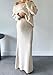 Unybwonn Skirt Sets Women 2 Piece Outfits off the Shoulder Sweater and Knitted Skinny Maxi Skirts Fall Casual Outfits