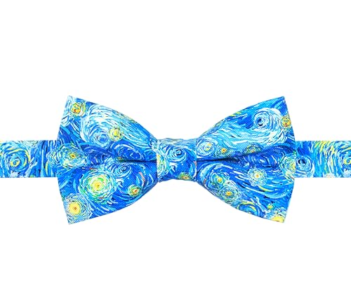 Image of OCIA Cute Pattern Pre-tied Bow Tie Adjustable Bowties for Adult & Children