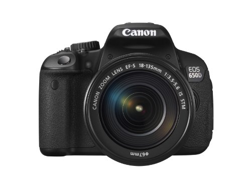 Canon EOS 650D Digital SLR Camera - Black (Inc. 18-135mm f/3.5-5.6 IS STM) (Renewed)
