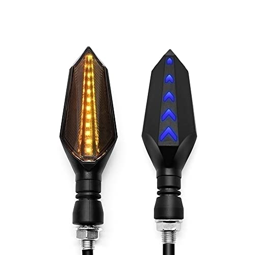 Feu arrière frein clignotant universel pour moto à défilement séquentiel LED