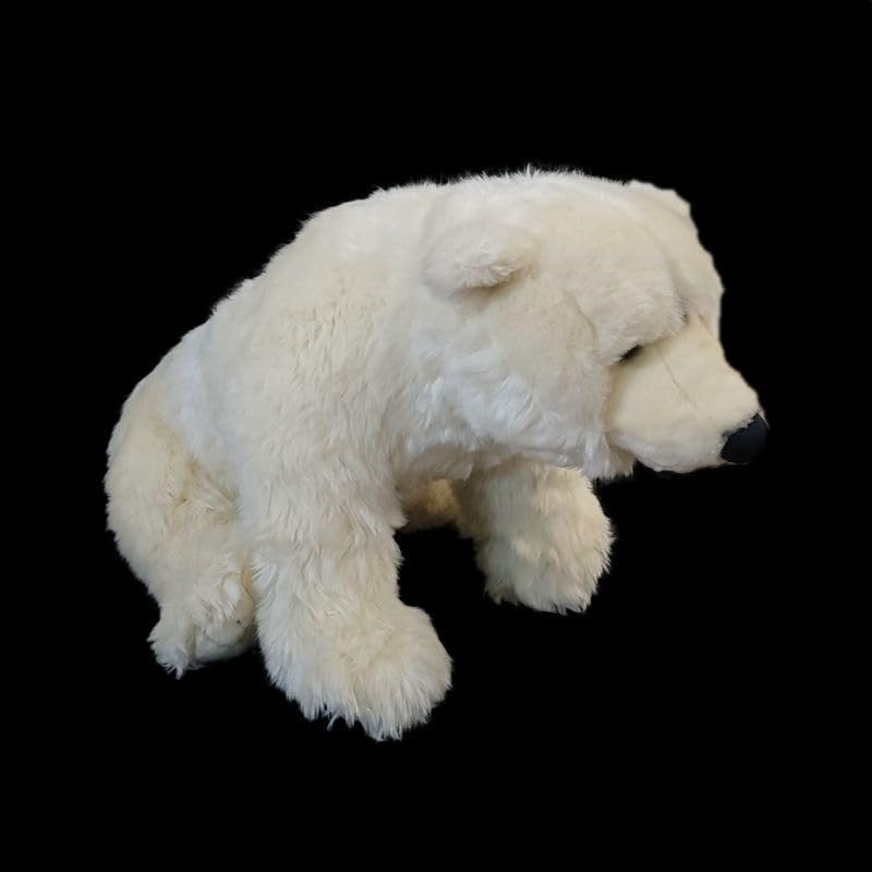Peluche ours polaire réaliste comme cadeau de Noël ou d'anniversaire