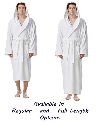 Arus UAX0000203MM-CA Mens Hooded Classic Turkish Cotton Bath Robe thumb #1