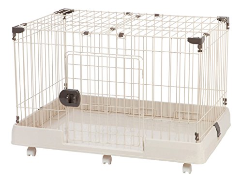 IRIS USA, Inc. Iris Portable Medium Wire Animal Cage, brown (586225)