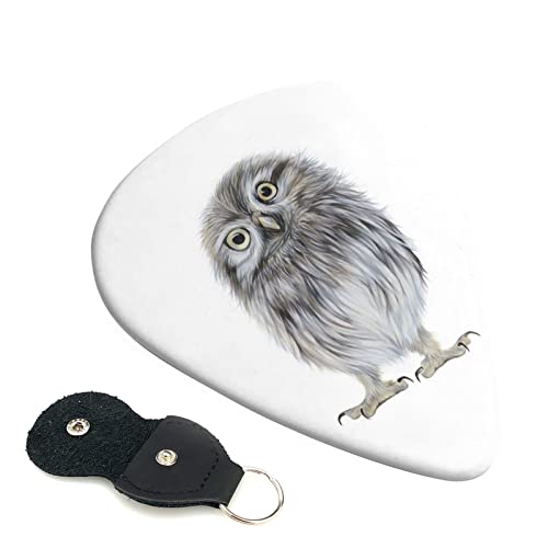 ASDTEHCY Lot de 6 médiators en celluloïd Little Owl pour guitares acoustiques, électriques, basses ou ukulélé - Les Beatles, Paul McCartney, John Lennon, RIngo Starr, George Harrison ASDTEHCY Lot de 6 médiators en celluloïd Little Owl pour guitares acoustiques, électriques, basses ou ukulélé
