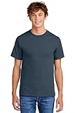 Port & Company Big and Tall 100% Cotton Essential Tshirt PC61T-Tall-LT-Steel Blue