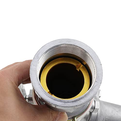 Niccoo 2" Agriculture Farm Irrigation Sprinkler Lawn Sprinkler Irrigation Spray Gun Large-Area Watering Spray 360° Rotary Farm Lawn Garden Irrigation (2.0 Inch Dn50 Normal) #TOP7