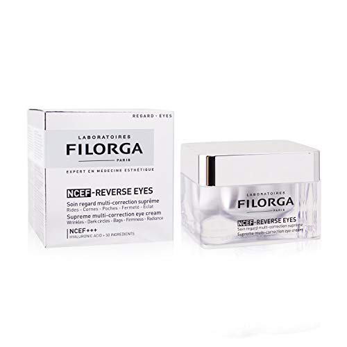 Filorga Ncef-Reverse Eyes Multi-Correction Anti Aging Eye Cream, With Hyaluronic Acid, Collagen, And Vitamin C To Reduce Wrinkles, Dark Circles, And Puffiness And Boost Eye Moisturizing, 0.5 Fl. Oz. #TOP1