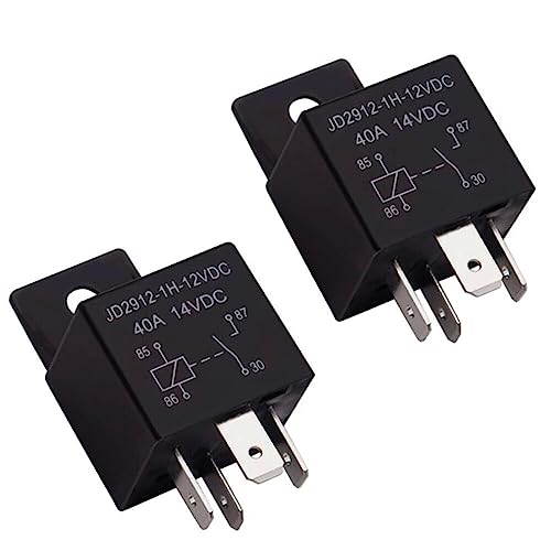 Relais de voiture 4 broches 12V 40A pour phares et climatisation automobile - 2