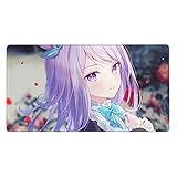 デスクマット メジロマックイーン ウマ娘 大型 デスクパッド 撥水 マウスパッド セクシーキャラクター ラバー ゲーム用 キーボードパッド 液体/熱/埃防止 オフィスや自宅用 机保護 コンピュータマット 滑り止め 光学式ゲーミングマウス対応 多機能 手入れ簡単 機能的 エッジステッチ 40*75cm