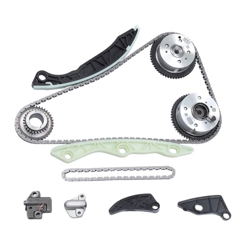 A ABSOPRO Engine Timing Chain Kit No.5047021AA/4884713AC/MN183892 for Chrysler 200 2011-2013 for Jeep Compass Patriot 2007-2013 for Dodge Journey Caliber for Chrysler 200