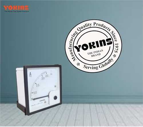 Image of YOKINS Moving Iron Analog panel meter AC Ammeter SR96 0-25A AC Direct, for AC current measurement size 96x96mm
