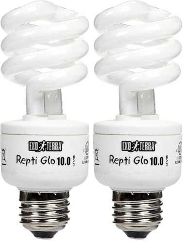 Ampoule Reptiglo Exo Terra 10.0 recréant le soleil pour reptile de désert