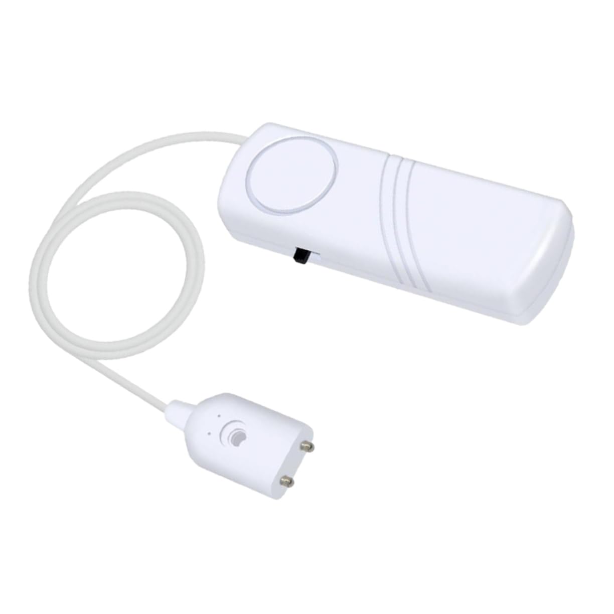 DOITOOL 5 Pièces Alarme De Niveau d'eau Notification Porte Chauffage Capteur Fuite Alerte Alarme d'eau Blanche Plastique