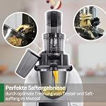 SaftPRO – Slow Juicer, Entsafter passend für den Thermomix TM6, TM5, perfekter kaltgepresster Saft mit dem Kaltentsafter, das perfekte Zubehör passt für Thermomix – Bild 4