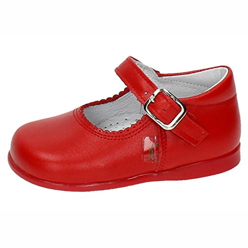 BAMBINELLI 457 Mercedes DE Piel NIÑA Merceditas Rojo 20 Cover