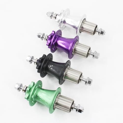 rningo MTB Bike Rear Hub 32/36 Hole,Disc Brake Six Bolts Rear Width 135mm Axle 3/8 * 185mm, Regular Bicycle Upgraded Hub for 8/9/10/11 Speed (Black, 32H)