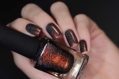 Image of ILNP Candlelight - Orange to Green Color Kissed Ultra Holographic Nail Polish