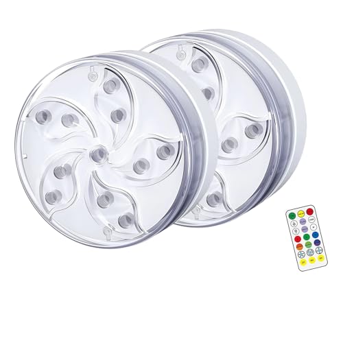Lampe de piscine en ABS robuste et transparent avec LED