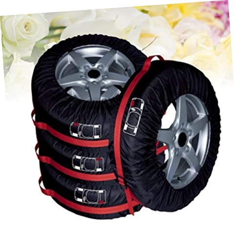 Vaguelly 4 Pçs Capa De Pneu De Neve Capa De Poeira Capa De Pneu Sobressalente Capa De Pneu De Neve S