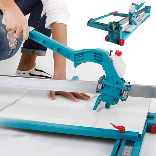 Tile Cutter Large Format Adjustable Laser Guide Cutting Machine - 1200mm Cutting Width, 6-15mm Thickness for Precise Tile Cuts