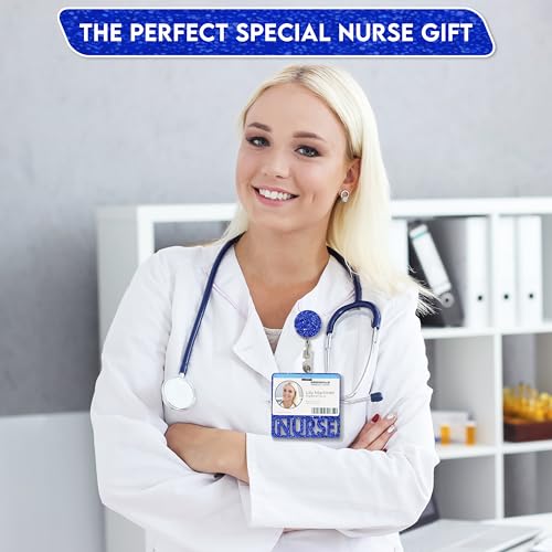 Badge d'infirmière horizontal pailleté le cadeau idéal pour soignante - 6