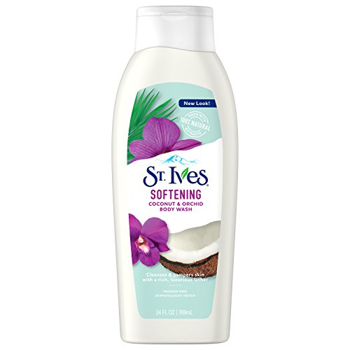 St. Ives Softening Body Wash, Coconut and Orchid, 24 oz