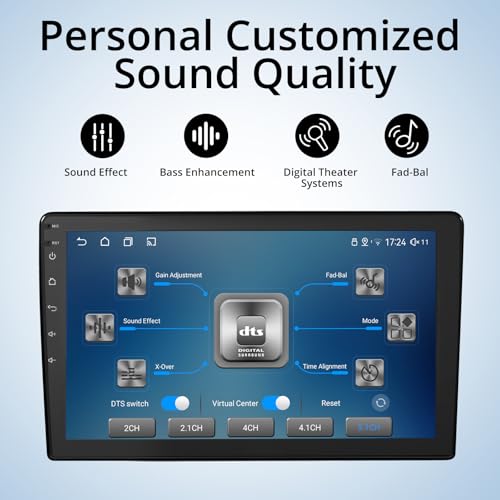 Radio para auto 10.1 pulg para Chevy Silverado GMC Sierra miniatura 6