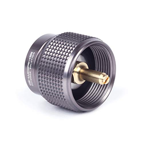G-Works Lpg Adapter/Camping Propane Small Tank Input And A Lindal Valve Output #TOP1