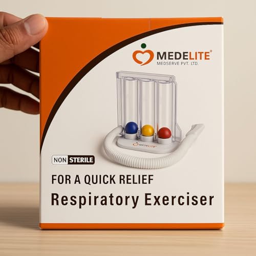 3 Ball Spirometer | Lung Exerciser | Breathing Exercise | Respirometer | Breath Measurement System | Deep Breathing Lung Exerciser | Washable, Hygienic & Detachable- Pack Of 1 - Image 6