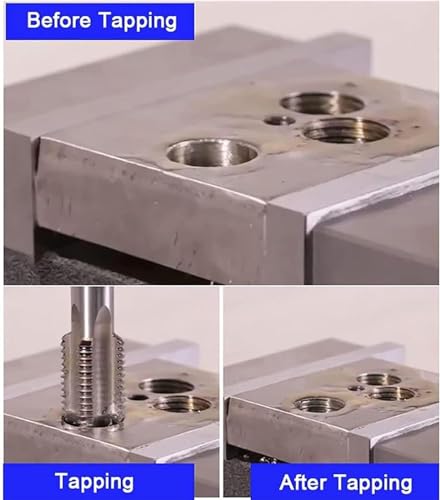 Maschiatrice pneumatica, Pistola manuale per maschiatura filettata in acciaio, ferro, rame, utensile portatile per M3-M12