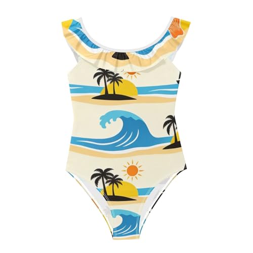 Bañador para niñas de 3 a 6 años ideal para playa y piscina SyXIOP