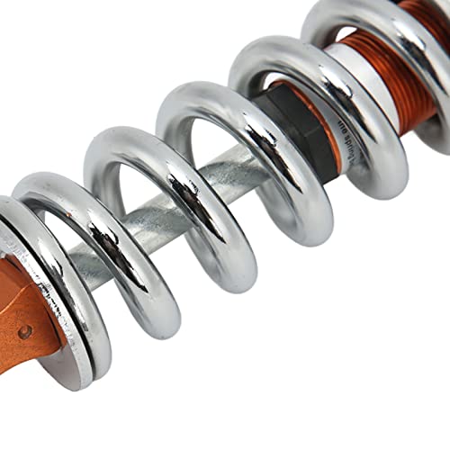 Tissting Motorrad Stoßdämpfer Hinten 190mm 1200 Lbs 8mm Loch Universell Moped Federdämpfer Verstellbarer Dämpfung Dämpfer für Mini Pocket Bike, Elektroroller, Dirtbike