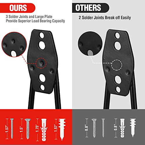 Workpro 12-Piece Garage Hook Set, Heavy Duty Steel Garage Hangers, Utility Wall Mount Hooks, Tool Hangers For Bikes, Garden Tools, Ladders And Bulky Items #TOP6