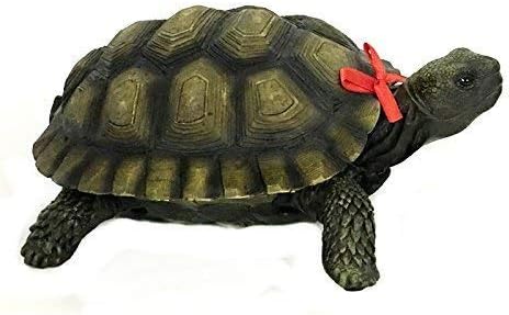 Bellaa Turtle Garden Sculptures Statues Home Decor Tortoise Realistic Cute Large Animal Gilbert Zen Garden Patio Lawn Yard Art Tanya Talia Galapagos Todd Outdoor Figurines 9 inch