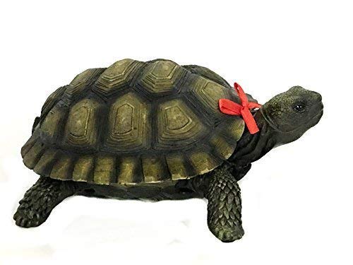 Bellaa Turtle Garden Sculptures Statues Home Decor Tortoise Realistic Cute Large Animal Gilbert Zen Garden Patio Lawn Yard Art Tanya Talia Galapagos Todd Outdoor Figurines 9 Inch #TOP5