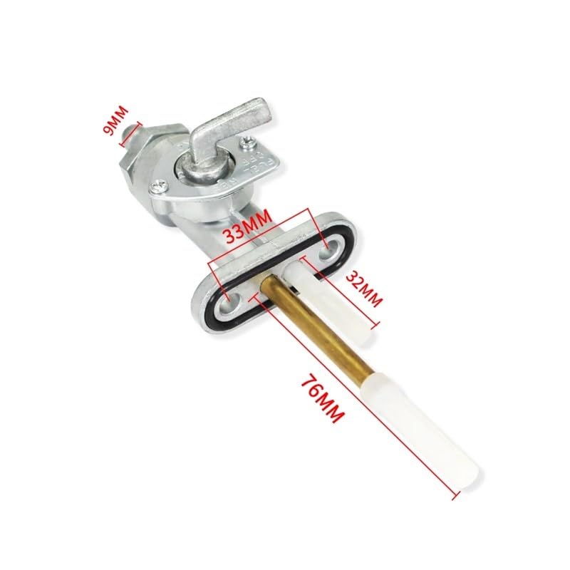 Robinet de carburant en alliage premium compatible moto DT250 DT400 - 2