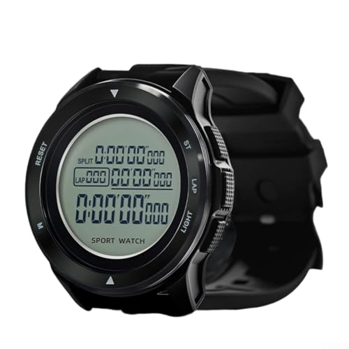 Reloj de árbitro de fútbol, cronómetro deportivo digital con función luminosa para árbitros para correr y entrenar fitness