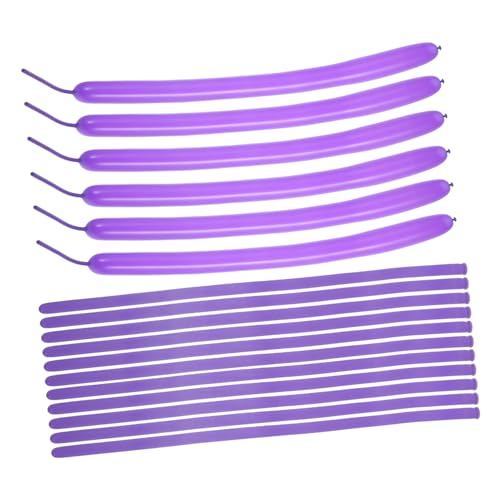 FIXOSHEE 100 Pièces Ballons à Modeler Longs Latex DIY Décoration Festive pour Fête et Anniversaire