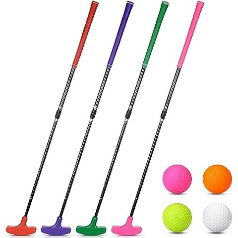 Hiboom 4 Pack Adjustable Mini Golf Putters Cover