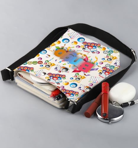 CMNIM Bingo Lover Gifts Crossbody Bag - Bingo Player Gift, Funny Travel Purse4