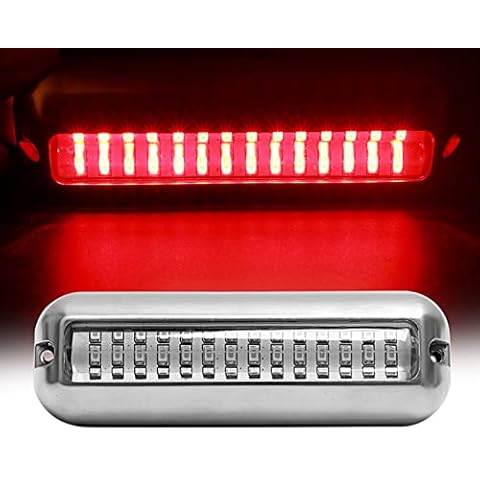 SDlamp 42 LED 50W Stainless Steel Underwater Pontoon Marine Light Cover