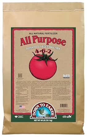 All Natural Fertilizer - Organic All Purpose 4-6-2, 40 lb | Suitable for Vegetables, Herbs, Flowers, Container Plants, and Gardens