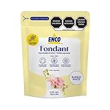 ENCO Premium White Fondant, Vanilla Flavor, Ready to Use 2.2 Lb (1 kg)