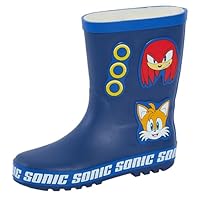 Sonic The Hedgehog Wellies Rubber Wellington Boots 8 UK Child