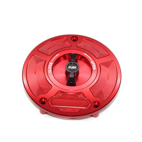 Bouchon de réservoir moto CB1100SF rouge accessoire essence alu CNC sans clé