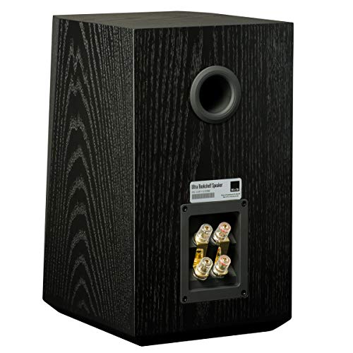 SVS Ultra Enceintes d’étagère Placage chêne – Paire (Noir) - Les Beatles, Paul McCartney, John Lennon, RIngo Starr, George Harrison SVS Ultra Enceintes d'étagère Placage chêne – Paire (Noir) – Image 4